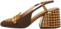 Fendi Vintage Pre-owned Fabric heels Brown Dames - Thumbnail 1