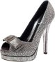 Fendi Vintage Pre-owned Fabric heels Gray Dames - Thumbnail 1