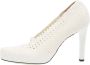 Fendi Vintage Pre-owned Fabric heels White Dames - Thumbnail 1