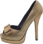 Fendi Vintage Pre-owned Fabric heels Yellow Dames - Thumbnail 1