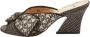 Fendi Vintage Pre-owned Fabric sandals Brown Dames - Thumbnail 1