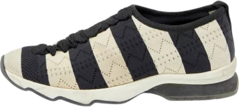 Fendi Vintage Pre-owned Fabric sneakers Black Dames