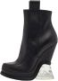 Fendi Vintage Pre-owned Leather boots Black Dames - Thumbnail 1