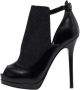 Fendi Vintage Pre-owned Leather boots Black Dames - Thumbnail 1