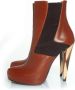 Fendi Vintage Pre-owned Leather boots Brown Dames - Thumbnail 1