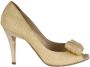 Fendi Vintage Pre-owned Leather heels Beige Dames - Thumbnail 1