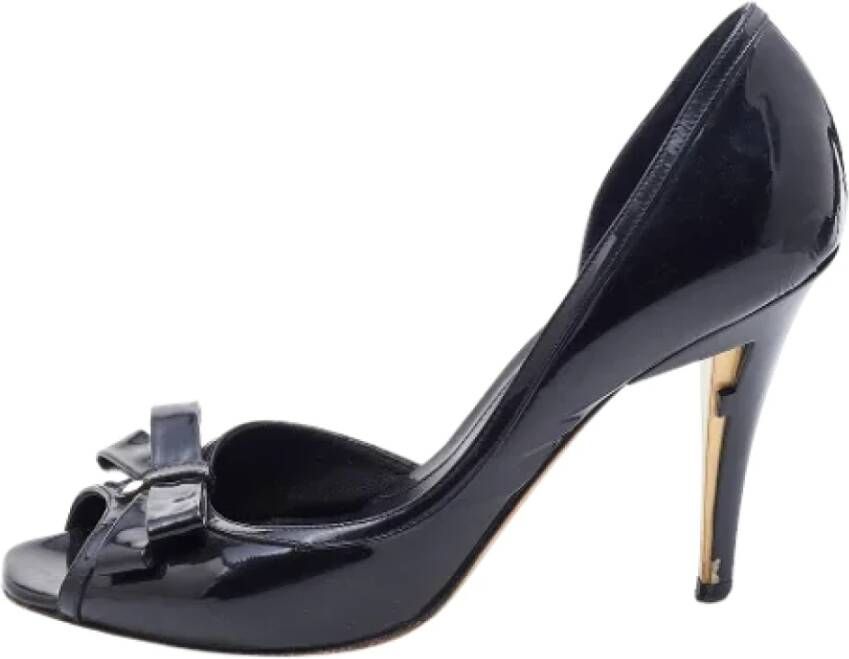 Fendi Vintage Pre-owned Leather heels Black Dames