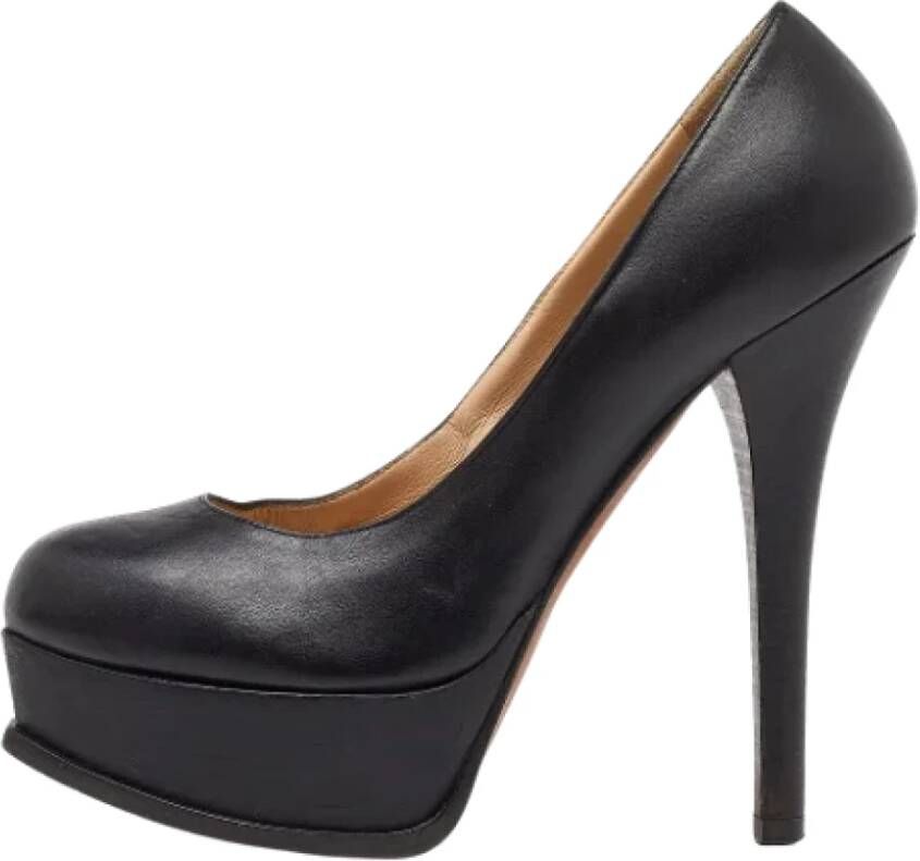 Fendi Vintage Pre-owned Leather heels Black Dames