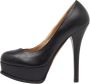 Fendi Vintage Pre-owned Leather heels Black Dames - Thumbnail 1