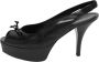 Fendi Vintage Pre-owned Leather heels Black Dames - Thumbnail 1
