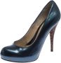 Fendi Vintage Pre-owned Leather heels Blue Dames - Thumbnail 1