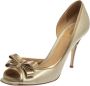 Fendi Vintage Pre-owned Leather heels Gray Dames - Thumbnail 1