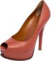 Fendi Vintage Pre-owned Leather heels Pink Dames - Thumbnail 1