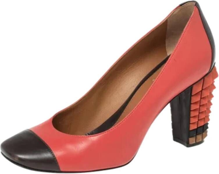 Fendi Vintage Pre-owned Leather heels Red Dames