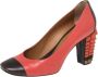 Fendi Vintage Pre-owned Leather heels Red Dames - Thumbnail 1