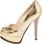 Fendi Vintage Pre-owned Leather heels Yellow Dames - Thumbnail 1