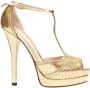 Fendi Vintage Pre-owned Leather heels Yellow Dames - Thumbnail 1