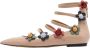 Fendi Vintage Pre-owned Leather sandals Beige Dames - Thumbnail 1