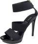 Fendi Vintage Pre-owned Leather sandals Black Dames - Thumbnail 1