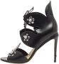 Fendi Vintage Pre-owned Leather sandals Black Dames - Thumbnail 1