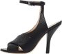 Fendi Vintage Pre-owned Leather sandals Black Dames - Thumbnail 1