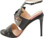 Fendi Vintage Pre-owned Leather sandals Black Dames - Thumbnail 1