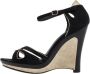Fendi Vintage Pre-owned Leather sandals Black Dames - Thumbnail 1
