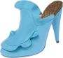 Fendi Vintage Pre-owned Leather sandals Blue Dames - Thumbnail 1