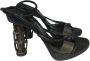 Fendi Vintage Pre-owned Leather sandals Blue Dames - Thumbnail 1