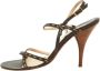 Fendi Vintage Pre-owned Leather sandals Brown Dames - Thumbnail 1