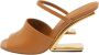 Fendi Vintage Pre-owned Leather sandals Brown Dames - Thumbnail 1