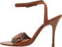 Fendi Vintage Pre-owned Leather sandals Brown Dames - Thumbnail 1