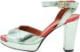 Fendi Vintage Pre-owned Leather sandals Red Dames - Thumbnail 1