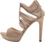 Fendi Vintage Pre-owned Mesh sandals Gray Dames - Thumbnail 1