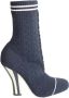 Fendi Vintage Pre-owned Nylon boots Black Dames - Thumbnail 1