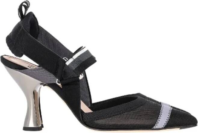 Fendi Vintage Pre-owned Nylon heels Black Dames