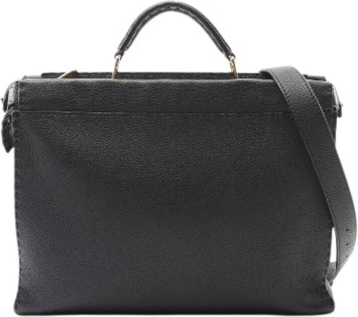 Fendi Vintage Pre-owned Peekaboo Fit Leren Business Tas