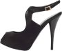 Fendi Vintage Pre-owned Satin heels Black Dames - Thumbnail 1