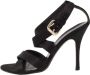 Fendi Vintage Pre-owned Satin sandals Black Dames - Thumbnail 1