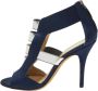 Fendi Vintage Pre-owned Satin sandals Blue Dames - Thumbnail 1