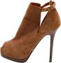 Fendi Vintage Pre-owned Suede boots Brown Dames - Thumbnail 1