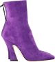 Fendi Vintage Pre-owned Suede boots Purple Dames - Thumbnail 1