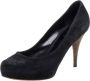 Fendi Vintage Pre-owned Suede heels Black Dames - Thumbnail 1