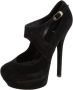 Fendi Vintage Pre-owned Suede heels Black Dames - Thumbnail 1