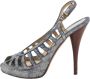 Fendi Vintage Pre-owned Suede heels Blue Dames - Thumbnail 1