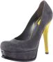 Fendi Vintage Pre-owned Suede heels Gray Dames - Thumbnail 1