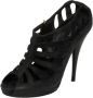 Fendi Vintage Pre-owned Suede sandals Black Dames - Thumbnail 1