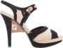 Fendi Vintage Tweedehands Elegante Plateau Sandaal met Enkelband en Hakdetail - Thumbnail 1