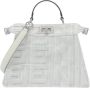 Fendi Vintage Tweedehands Peekaboo Denim Handtas - Thumbnail 1