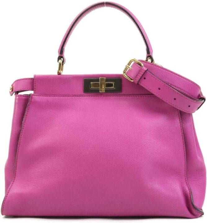 Fendi Vintage Tweedehands Peekaboo Grote Satchel